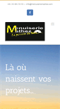 Mobile Screenshot of menuiseriemathez.com